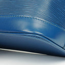 Sac à main Louis Vuitton Alma PM en cuir Epi bleu