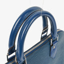 Louis Vuitton Alma PM Blue EPI Leather Handbag
