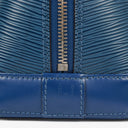 Louis Vuitton Alma PM Blue EPI Leather Handbag