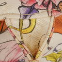 Prada Floral Canapa Logo Tote Bag