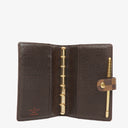Louis Vuitton Damier Ebène Small Ring Agenda Cover