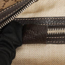 Gucci Monogram Canvas Icon Bit Hobo Bag