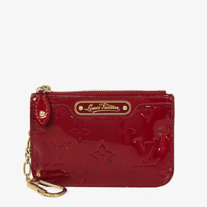 Louis Vuitton Pomme D'Amour Monogram Vernis Pochette Clefs Key Holder