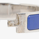 Hermes Blue Enamel Clic Clac H Bracelet