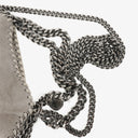 Stella McCartney Falabella Mini Tote Grey Vegan Shaggy Deer Fold Over Bag