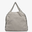 Stella McCartney Falabella Mini Tote Grey Vegan Shaggy Deer Fold Over Bag