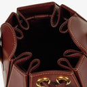 Cartier Must De Cartier Burgundy Leather Bag