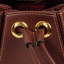 Cartier Must De Cartier Burgundy Leather Bag