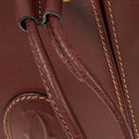 Cartier Must De Cartier Burgundy Leather Bag