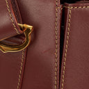 Cartier Must De Cartier Burgundy Leather Bag