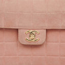 Chanel Chocolate Bar Single Flap Top Handle Bag