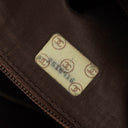 Chanel CC Camera Tassel Vintage Bag In Brown Quilted Suede