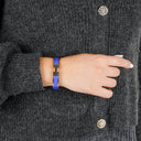 Hermes Blue Enamel Clic Clac H Bracelet