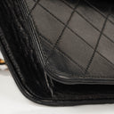 Chanel Medium Classic Single Flap Bag Black Quilted Lambskin With 24K Gold-Plated Hardware