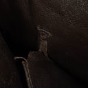 Chanel CC Camera Tassel Vintage Bag In Brown Quilted Suede