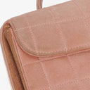 Chanel Chocolate Bar Single Flap Top Handle Bag