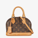 Louis Vuitton Alma BB Monogram Canvas Handbag