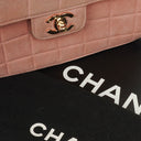 Chanel Chocolate Bar Single Flap Top Handle Bag