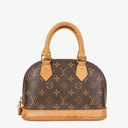 Louis Vuitton Alma BB Monogram Canvas Handbag