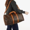 Louis Vuitton Keepall 50 Monogram Canvas Travel Bag