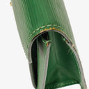 Pochette Sellier Dragonne Louis Vuitton en cuir Epi vert