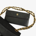 Sac à rabat unique vintage Chanel Medium Classic en agneau matelassé et jersey avec ferrures plaquées or 24K