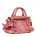 Miu Miu Vitello Bow Satchel Bag