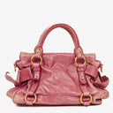 Miu Miu Vitello Bow Satchel Bag