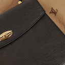Louis Vuitton Malesherbes Black Epi Leather Handbag