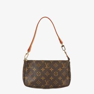 Louis Vuitton Pochette Accessoires Monogram Canvas Clutch Handbag