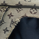 Louis Vuitton Navy Monogram Mini Lin Skötväska