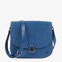 Louis Vuitton Saint Cloud Blue EPI Leather Crossbody Bag