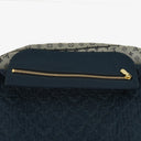 Louis Vuitton Navy Monogram Mini Lin Skötväska