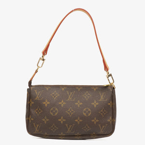 Louis Vuitton Pochette Accessoires Monogram Canvas Clutch Handbag