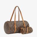 Louis Vuitton Papillon 30 Vintage Monogram Canvas Handbag With Mini Papillon Pochette