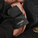 Stella McCartney Falabella Tiny Tote Black Vegan Shaggy Deer Bag