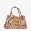 Miu Miu Matelasse Leather Tote Bag