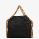 Stella McCartney Falabella Tiny Tote Black Vegan Shaggy Deer Bag