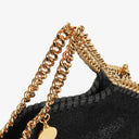 Stella McCartney Falabella Tiny Tote Black Vegan Shaggy Deer Bag