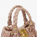 Miu Miu Matelasse Leather Tote Bag