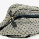 Louis Vuitton Navy Monogram Mini Lin Skötväska