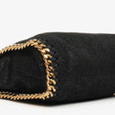 Stella McCartney Falabella Tiny Tote Black Vegan Shaggy Deer Bag