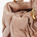 Miu Miu Matelasse Leather Tote Bag