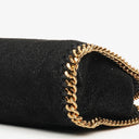 Stella McCartney Falabella Tiny Tote Black Vegan Shaggy Deer Bag