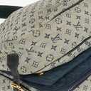 Louis Vuitton Navy Monogram Mini Lin Skötväska