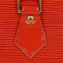 Louis Vuitton Triangle Red EPI Leather Handbag