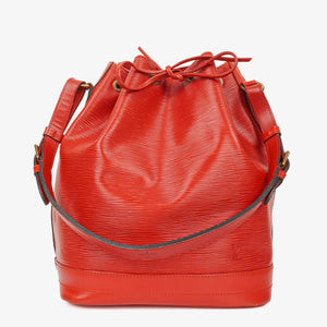 Louis Vuitton Noe Grande GM Red EPI Leather Shoulder Bag