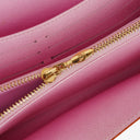Louis Vuitton Sarah Noeud White Litchi Monogram Wallet