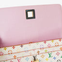 Louis Vuitton Sarah Noeud White Litchi Monogram Wallet