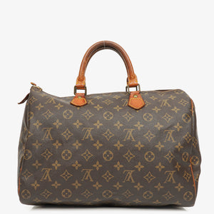 Louis Vuitton Speedy 35 Monogram Canvas Handbag